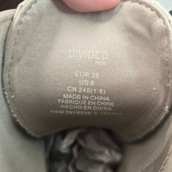 Platform Combat Boots Chunky Grunge Y2k Lace Up Hiker Platform Patent Booties 8 - Picture 12 of 12